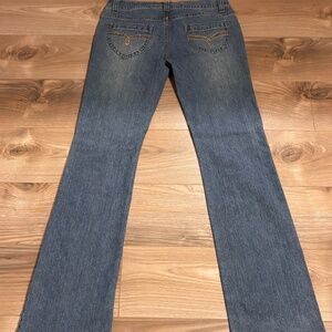 y2k low rise bootcut jeans